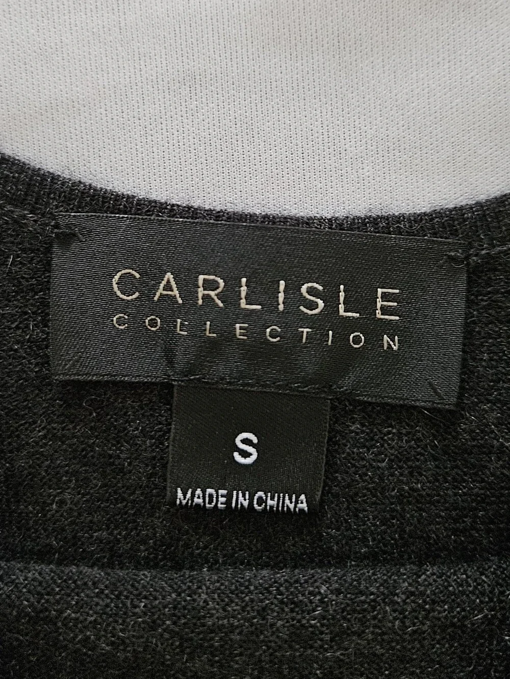 Carlisle Collection 100% Cashmere Sleeveless Sweater Tank Gray S